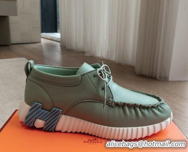 Low Cost Hermes Increase Sneakers in Calfskin Green 425111