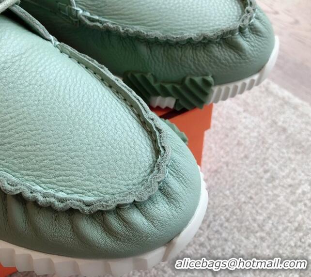 Low Cost Hermes Increase Sneakers in Calfskin Green 425111