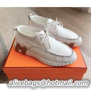 Most Popular Hermes Increase Sneakers in Calfskin White 425115