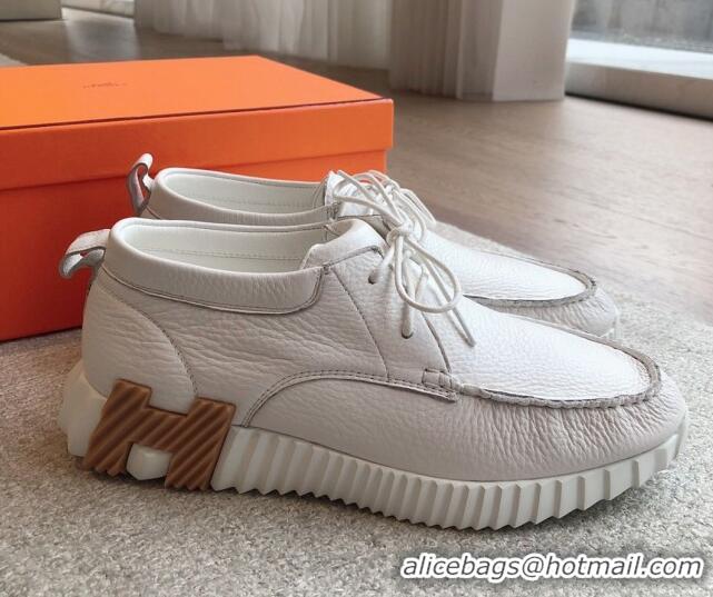 Most Popular Hermes Increase Sneakers in Calfskin White 425115