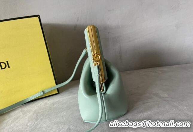 Promotional Fendi First Small Leather Bag F0523 Light Green 2024