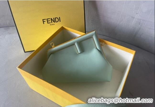 Promotional Fendi First Small Leather Bag F0523 Light Green 2024