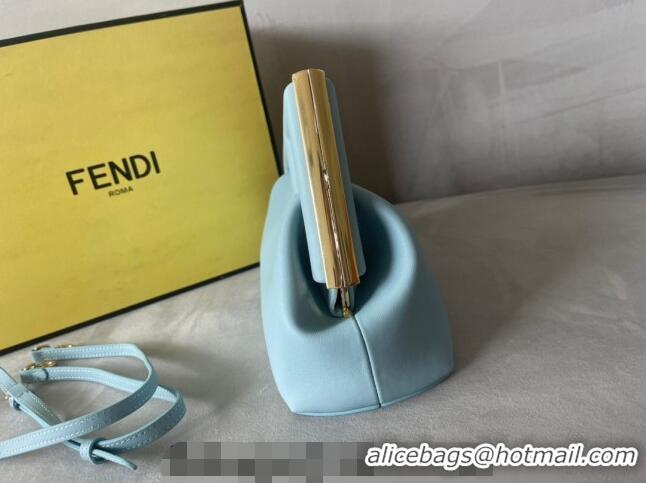 New Design Fendi First Small Leather Bag F0523 Light Blue 2024