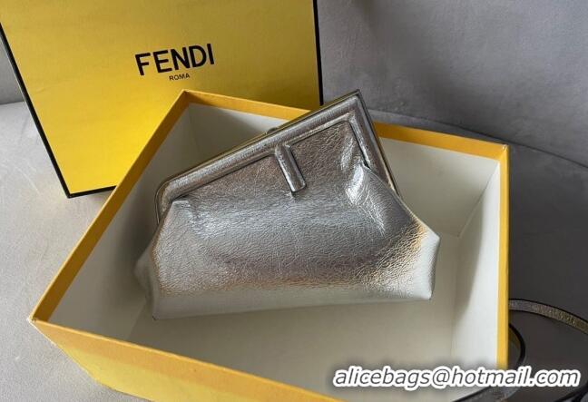 Reasonable Price Fendi First Small Leather Bag F0523 Silver 2024