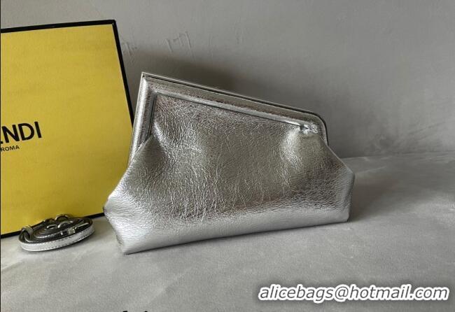 Reasonable Price Fendi First Small Leather Bag F0523 Silver 2024