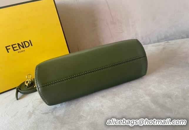 Famous Brand Fendi First Small Leather Bag F0523 Green 2024