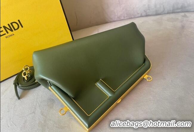 Famous Brand Fendi First Small Leather Bag F0523 Green 2024