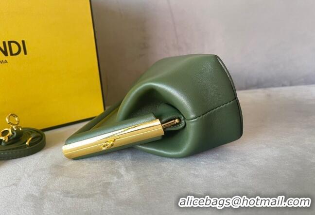 Famous Brand Fendi First Small Leather Bag F0523 Green 2024