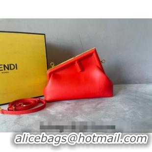 Good Taste Fendi First Small Leather Bag F0523 Red 2024