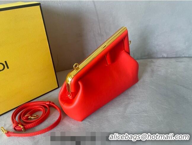 Good Taste Fendi First Small Leather Bag F0523 Red 2024