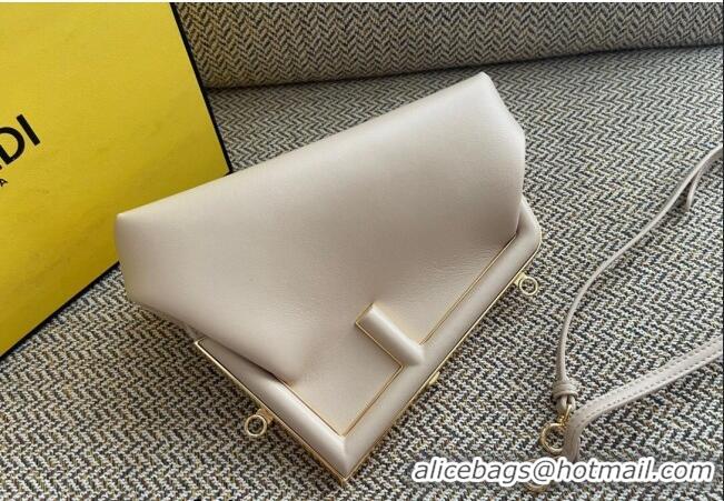 Top Quality Fendi First Small Leather Bag F0523 Light Grey 2024