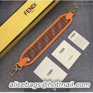 Top Quality Fendi Strap You Clear Shoulder Strap F3108 Orange (No Refund or Change)