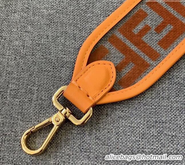 Top Quality Fendi Strap You Clear Shoulder Strap F3108 Orange (No Refund or Change)