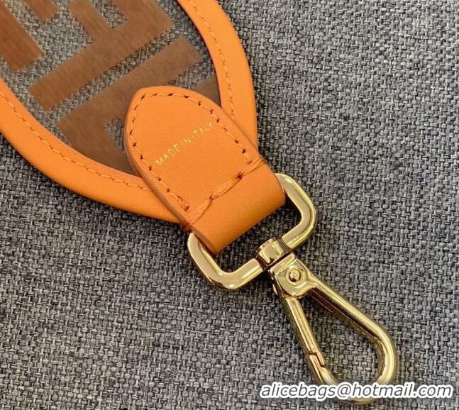 Top Quality Fendi Strap You Clear Shoulder Strap F3108 Orange (No Refund or Change)