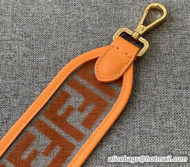 Top Quality Fendi Strap You Clear Shoulder Strap F3108 Orange (No Refund or Change)