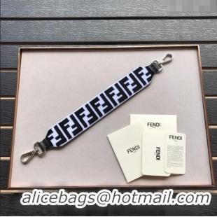 Best Price Fendi Strap You Velvet Shoulder Strap F3116 White/Black 2024 (No Refund or Change)