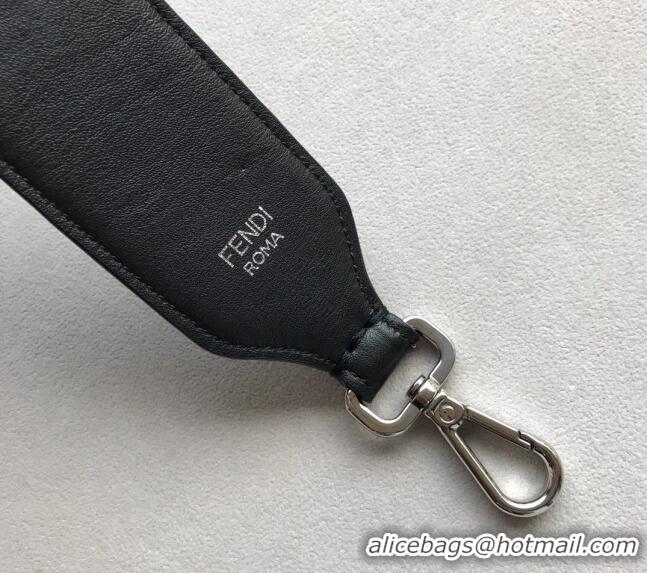 Best Price Fendi Strap You Velvet Shoulder Strap F3116 White/Black 2024 (No Refund or Change)