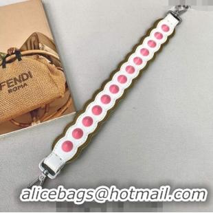 Promotional Fendi Strap You Waved Leather Shoulder Strap F3116 White 2024 (No Refund or Change)