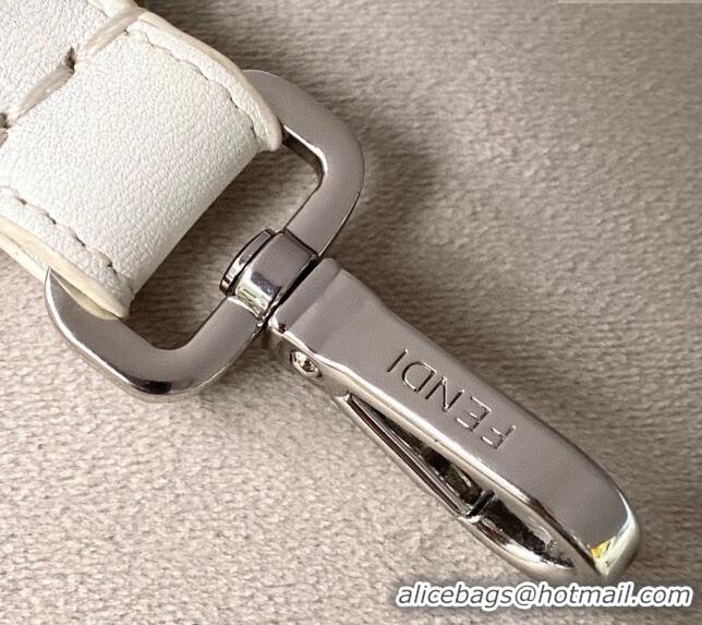 Promotional Fendi Strap You Waved Leather Shoulder Strap F3116 White 2024 (No Refund or Change)