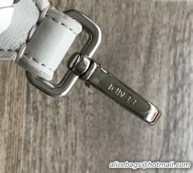 New Style Fendi Strap You Leather Shoulder Strap with Bud F3117 White 2024 (No Refund or Change)