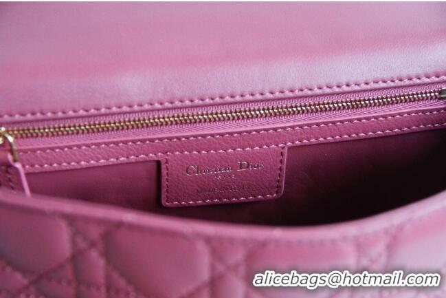 Buy Inexpensive Dior Medium Caro Chain Bag in Soft Cannage Calfskin CD2202 Pink 2024