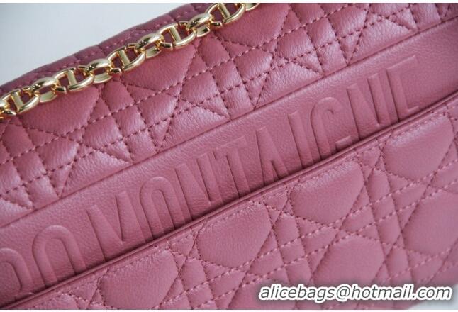 Buy Inexpensive Dior Medium Caro Chain Bag in Soft Cannage Calfskin CD2202 Pink 2024