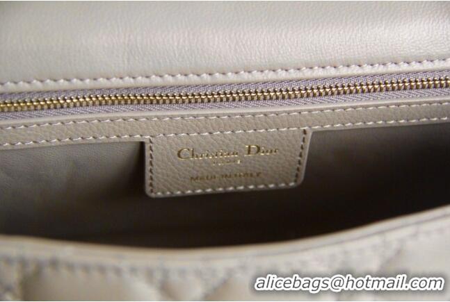 Affordable Price Dior Medium Caro Chain Bag in Soft Cannage Calfskin CD2202 Warm Taupe 2024