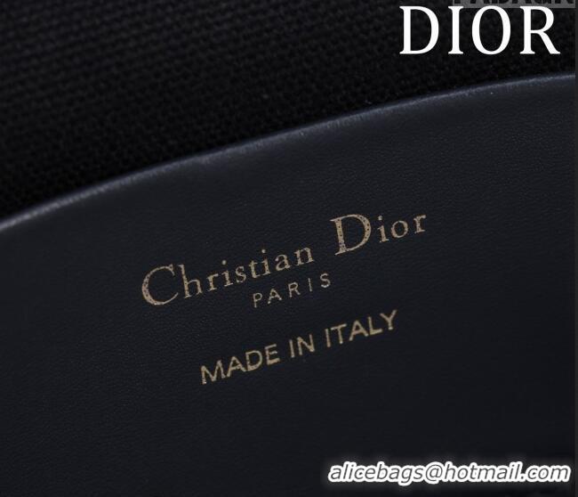 Super Quality Dior 30 Montaigne Mini Vanity Case in  Dior Oblique Jacquard CD3001 Blue 2024