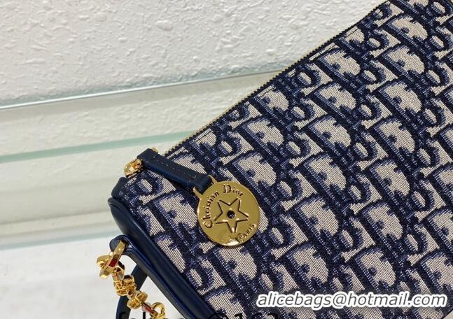 Promotional Dior Callisto Moon Mini bag in Dior Oblique Jacquard CD3039 Blue 2024