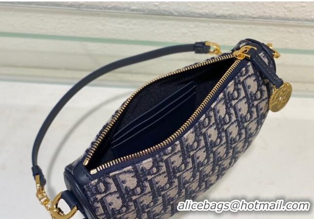 Promotional Dior Callisto Moon Mini bag in Dior Oblique Jacquard CD3039 Blue 2024