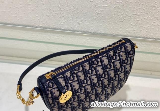 Promotional Dior Callisto Moon Mini bag in Dior Oblique Jacquard CD3039 Blue 2024