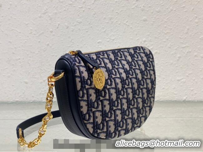 Promotional Dior Callisto Moon Mini bag in Dior Oblique Jacquard CD3039 Blue 2024