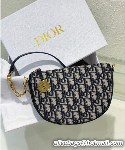 Promotional Dior Callisto Moon Mini bag in Dior Oblique Jacquard CD3039 Blue 2024