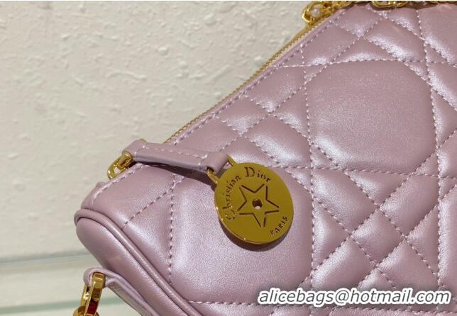 Top Grade Dior Callisto Moon Mini bag in Cannage Calfskin CD3040 Pink