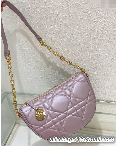 Top Grade Dior Callisto Moon Mini bag in Cannage Calfskin CD3040 Pink