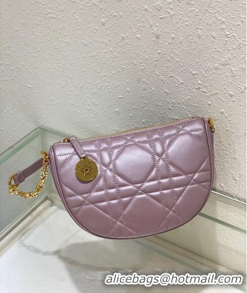 Top Grade Dior Callisto Moon Mini bag in Cannage Calfskin CD3040 Pink