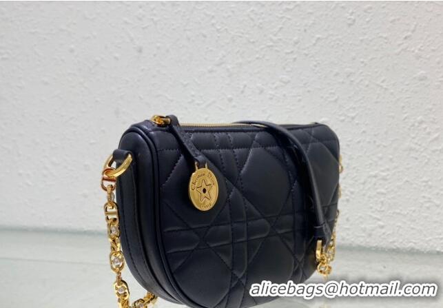 Well Crafted Dior Callisto Moon Mini bag in Cannage Calfskin CD3040 Black 2024