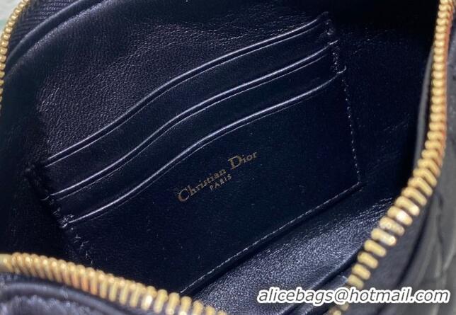 Well Crafted Dior Callisto Moon Mini bag in Cannage Calfskin CD3040 Black 2024