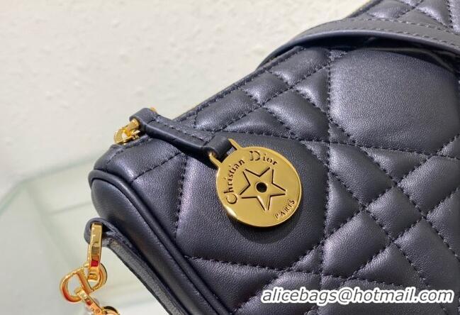 Well Crafted Dior Callisto Moon Mini bag in Cannage Calfskin CD3040 Black 2024