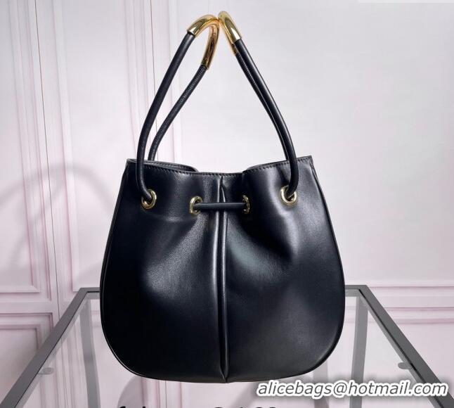 Trendy Design Dior Nolita Bucket bag in Calfskin Leather CD3045 Black 2024