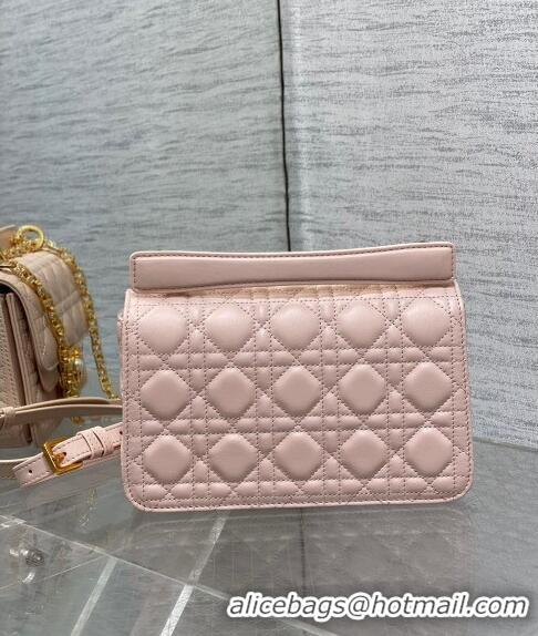 Good Product Dior Small Jolie Top Handle Bag in Cannage Calfskin CD3048 Pink 2024