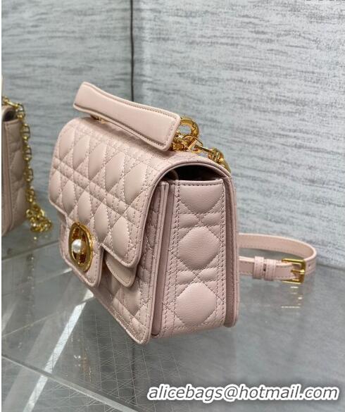 Good Product Dior Small Jolie Top Handle Bag in Cannage Calfskin CD3048 Pink 2024