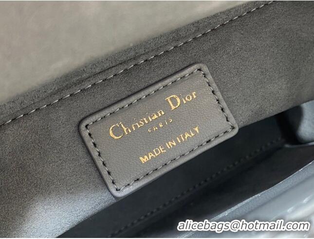 Super Quality Dior Small Lady My ABCDior Bag in Cannage Lambskin 0523 Rock Grey 2024