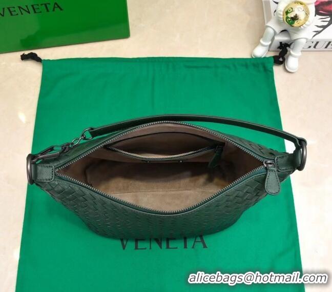 Promotional Bottega Veneta Classic Top Handle Bag in Intrecciato Leather BV9842 Raintree Green 2024