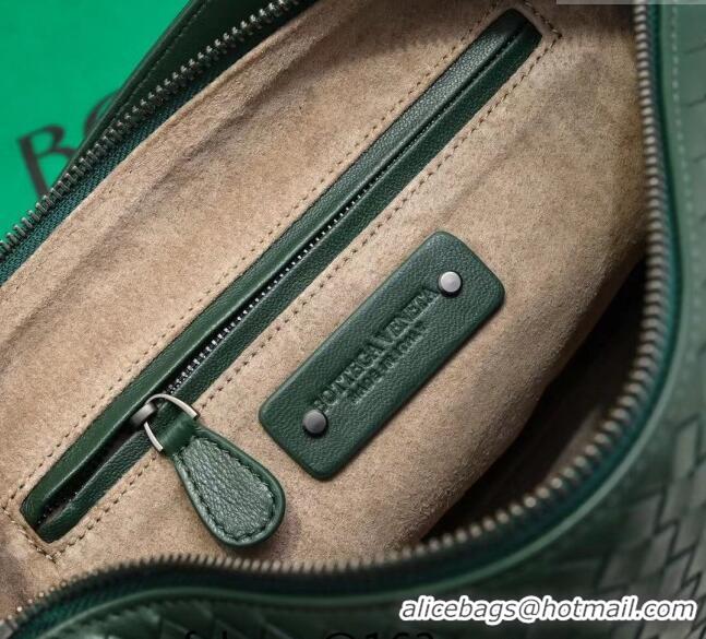 Promotional Bottega Veneta Classic Top Handle Bag in Intrecciato Leather BV9842 Raintree Green 2024