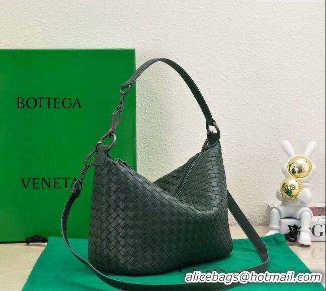 Promotional Bottega Veneta Classic Top Handle Bag in Intrecciato Leather BV9842 Raintree Green 2024