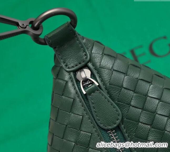 Promotional Bottega Veneta Classic Top Handle Bag in Intrecciato Leather BV9842 Raintree Green 2024