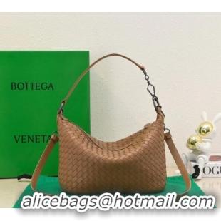 Well Crafted Bottega Veneta Classic Top Handle Bag in Intrecciato Leather BV9842 Brown 2024