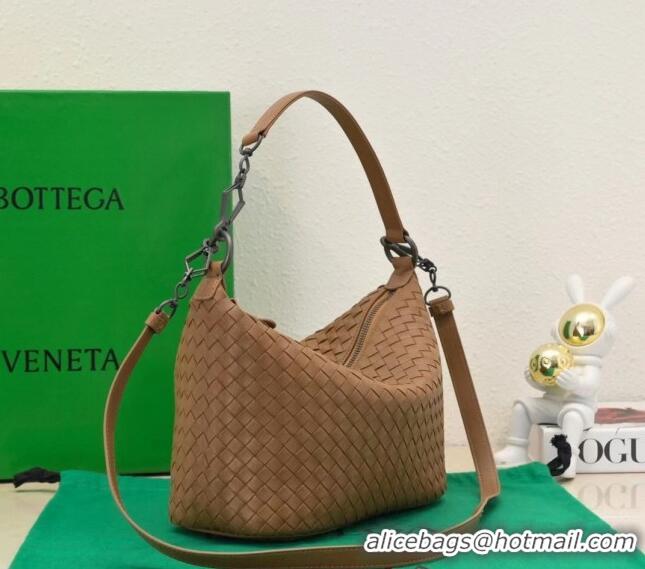 Well Crafted Bottega Veneta Classic Top Handle Bag in Intrecciato Leather BV9842 Brown 2024