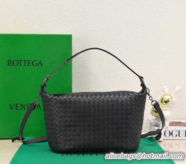 Buy Cheap Bottega Veneta Classic Top Handle Bag in Intrecciato Leather BV9842 Black 2024